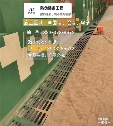 哈密 例如在抖音上有“迷彩墙，外围墙面挡 - 星空数码迷彩漆施工队